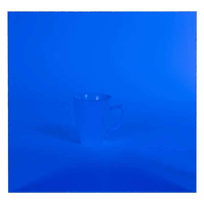0.125" (3.2mm) x 48" x 96" Blue 2424 Transparent Acrylic Sheet