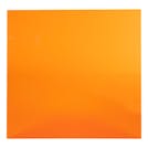 0.125" (3.2mm) x 24" x 24" Orange 2422 Transparent Acrylic Sheet