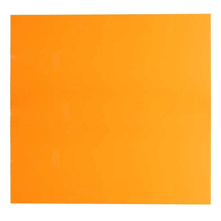 0.250" (6.4mm) x 24" x 48" Orange 2422 Transparent Acrylic Sheet