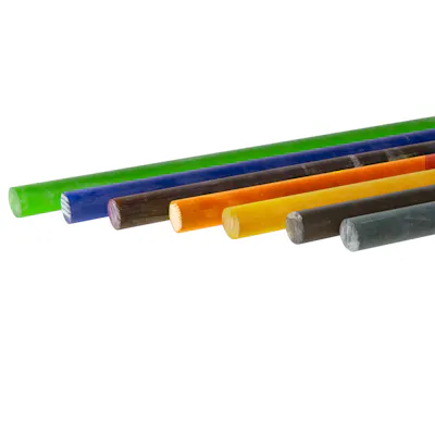 Transparent Color Cast Acrylic Rod