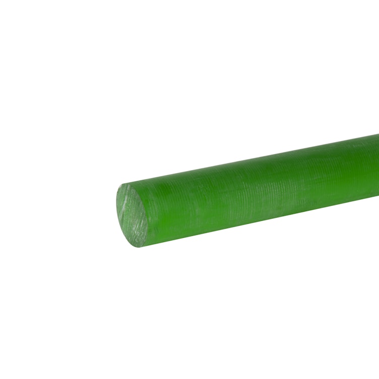 1-3/4" Transparent Green 2092 Cast Acrylic Rod