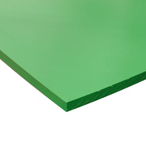 3/4" x 48" x 96" Green HDPE King CuttingColors® Cutting Board