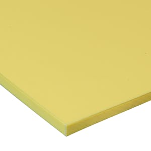 3/4" x 48" x 96" Yellow HDPE King CuttingColors® Cutting Board