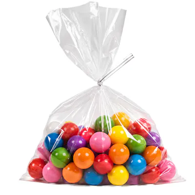 Tuf-R® Polyethylene Flat Plastic Bags, 2" x 3" to 4" x 24"