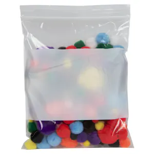 8" W x 10" L x 2 mil Thick Reloc Zippit® Resealable Bags with White Block - Case of 1000