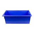 28.4" L x 16.6" W x 9.9" Hgt. Blue Stack & Nest Container