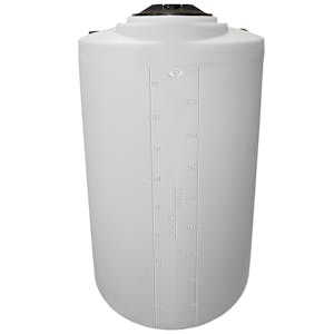 100 Gallon Natural MDLPE ProChem® Process Chemical Tank (1.9 Specific Gravity) with 8" Lid - 27" Dia. x 47-3/4" Hgt.