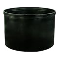 105 Gallon Black Heavy Weight Tank - 36" Dia. x 24" Hgt. (Cover Sold Separately)