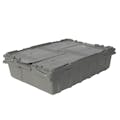 21.8" L x 15.1" W x 5.5" Hgt. Gray Security Shipper Container