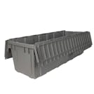 39" L x 14" W x 13" Hgt. Gray Security Shipper Container