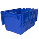 21.8" L x 15.2" W x 12.9" Hgt. Blue Security Shipper Container