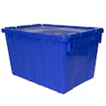 21.8" L x 15.2" W x 12.9" Hgt. Blue Security Shipper Container