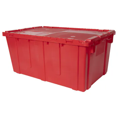 26.9" L x 16.9" W x 12.1" Hgt. Red Security Shipper Container