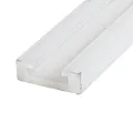 UHMW Flat-Top C-Rail Cover Extruded Profile