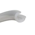 0.375" ID x 0.563" OD UHMW Full Round Snap-On Extruded Profile