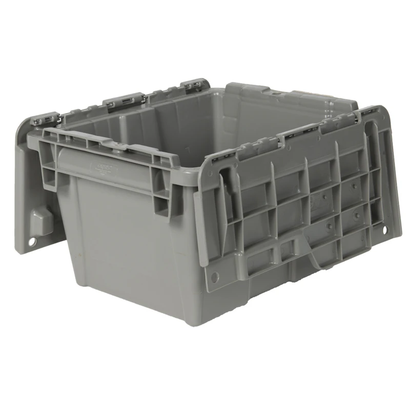 11.8" L x 9.8" W x 7.7" Hgt. Gray Security Shipper Container
