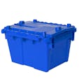 11.8" L x 9.8" W x 7.7" Hgt. Blue Security Shipper Container