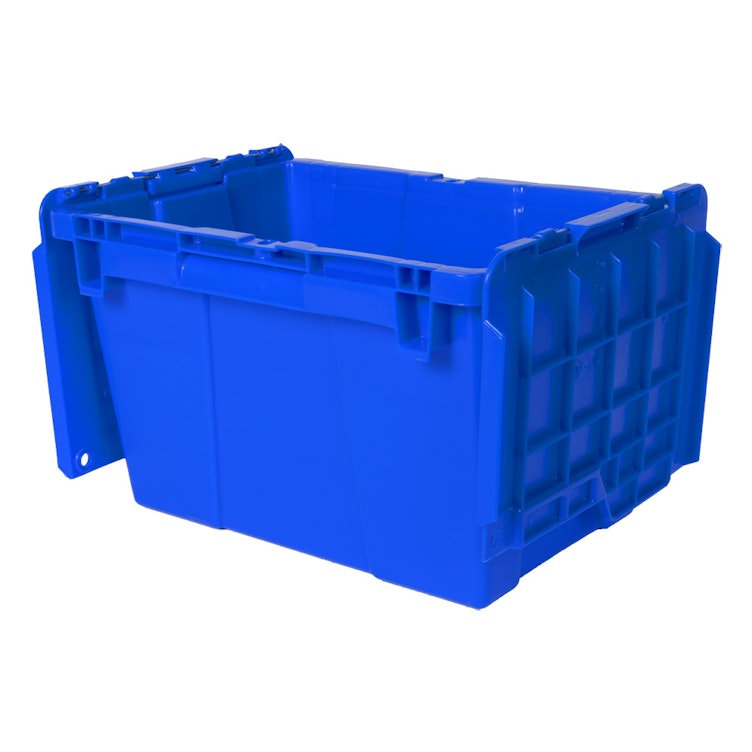 15.2" L x 10.9" W x 9.7" Hgt. Blue Security Shipper Container