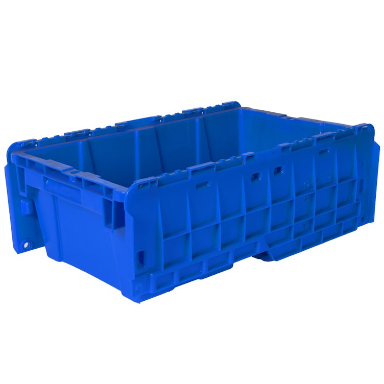 19.7" L x 11.8" W x 7.3" Hgt. Blue Security Shipper Container
