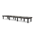 96" L x 24" W x 12" Hgt. Solid Top Dunnage-Rack™ - 2250 lb. Capacity