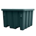 Forest Green Meese Bulk Container with Lid (700 lbs. Capacity) - 45" L x 45" W x 33" Hgt.