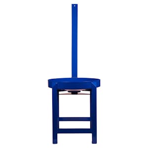 Blue Powder-Coated Steel Tank Stand for Domed 37" Diameter Tank
