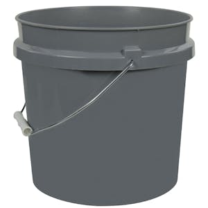 2 Gallon HDPE Round Buckets with Wire Bail & Lids