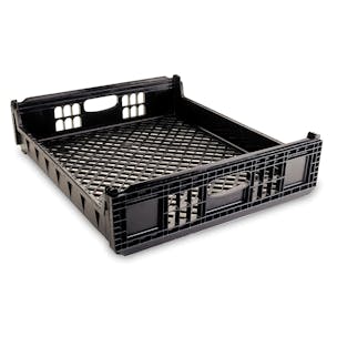PLAS M200A Plastic Trays (600 x 400 x 120mm) 23.7 Litre Capacity, Stackable  with Solid Sides and Base
