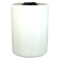 55 Gallon Tamco® Vertical Natural PE Tank with 8" Lid & 1" Fitting - 24" Dia. x 33" Hgt.