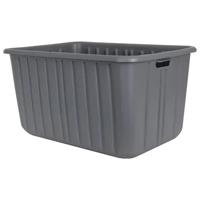 24-1/8" L x 14-3/8" W x 12" Hgt. Ribbed Tote-Alls Nesting Container