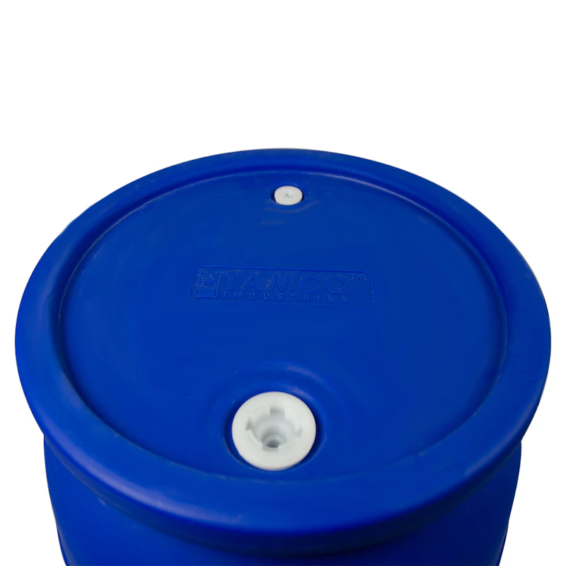 55 Gallon Blue Tamco® Closed Head Drum with 3/4" & 2" NPS Bungs