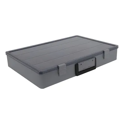 Satchel-Style Case with 21 Compartments - 18-1/2" L x 13" W x 3" Hgt.