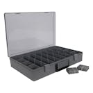 Satchel-Style Case with 8-32 Compartments - 18-1/2" L x 13" W x 3" Hgt.