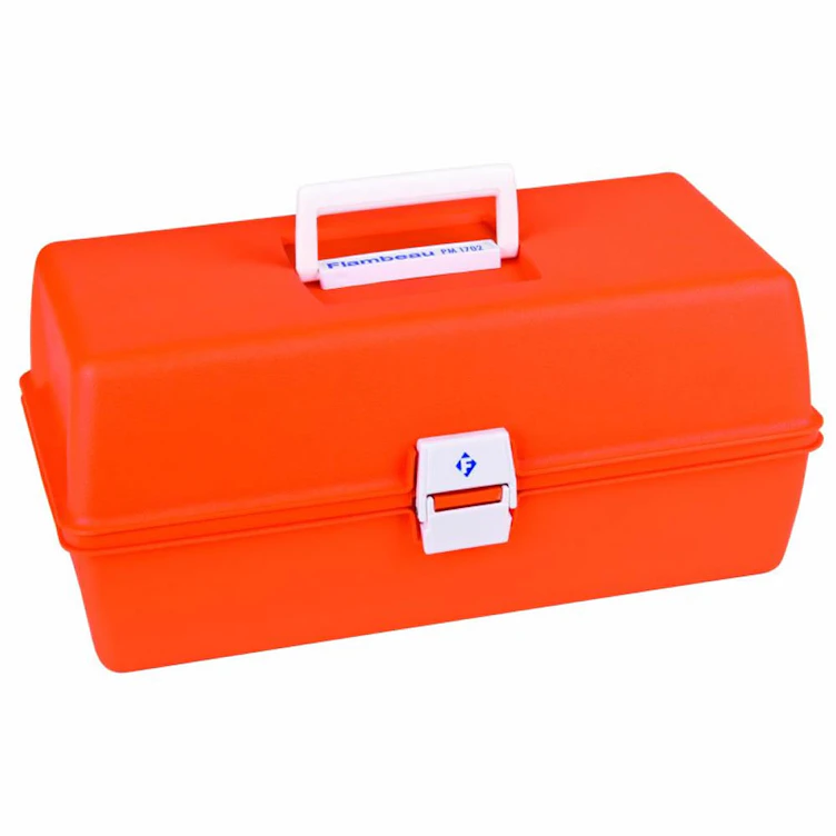 First Aid Case with 1 Compartment - 15" L x 6-3/4" W x 6-1/2" Hgt.