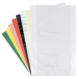 6.25" x 9.25" 0.6mil Black Plastronic® Merchandise Bags