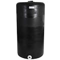 160 Gallon Tamco® Vertical Black PE Tank with 8" Plain Lid & 2" Fitting - 30" Dia. x 57" Hgt.