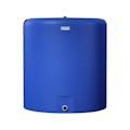 210 Gallon Tamco® Vertical Blue PE Tank with 8" Plain Lid & 2" Fitting - 40" Dia. x 45" Hgt.