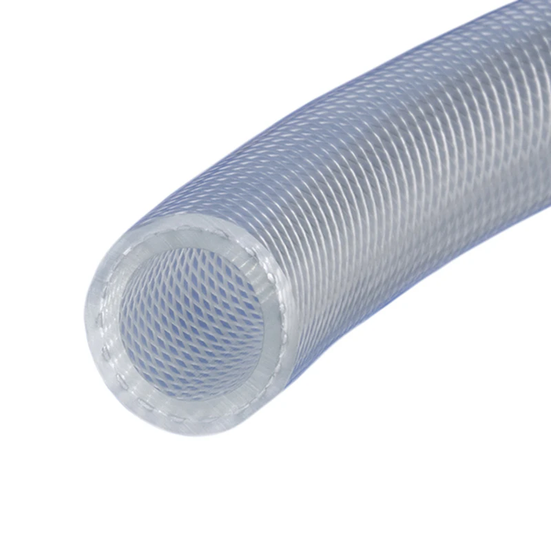0.26" ID x 0.44" OD Kuri Tec® K3280 Series Yarn-Reinforced PVC Flexible Water Connection Hose
