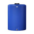 270 Gallon Tamco® Vertical Blue PE Tank with 12-1/2" Plain Lid & 2" Fitting - 40" Dia. x 57" Hgt.