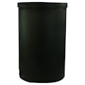 130 Gallon Black LLDPE Cylindrical Tamco® Heavy-Wall Graduated Tank with External Flange - 30" Dia. x 46" Hgt. (Cover Sold Separately)