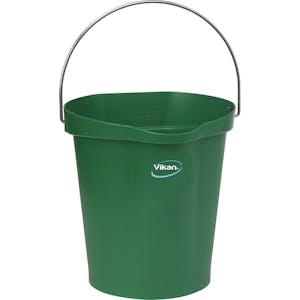 3.17 Gallon Vikan® Green Polypropylene Bucket