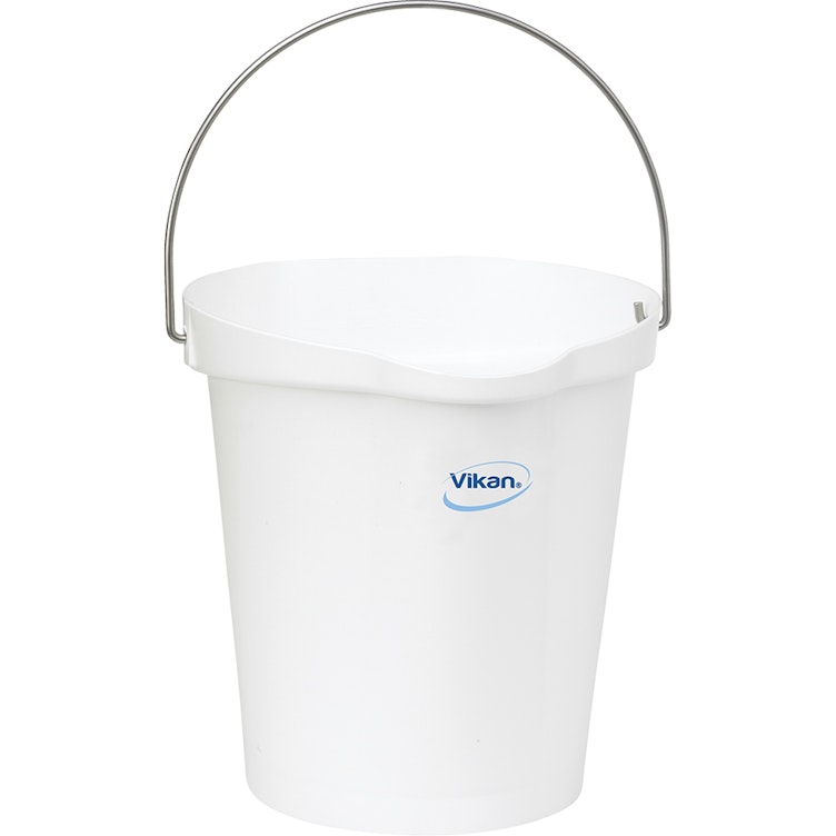 3.17 Gallon Vikan® White Polypropylene Bucket