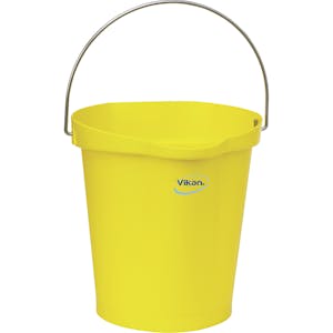 3.17 Gallon Vikan® Yellow Polypropylene Bucket