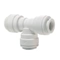 12mm Tube OD White Polypropylene Metric Union Tee