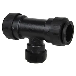 3/4" x 3/4" x 1/2" CTS Black UV Polysulfone Reducing Tee
