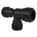 3/4" x 1/2" x 1/2" CTS Black UV Polysulfone Reducing Tee