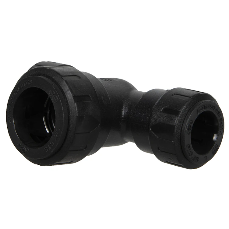 1/2" x 1/2" x 3/4" CTS Black UV Polysulfone Reducing Tee
