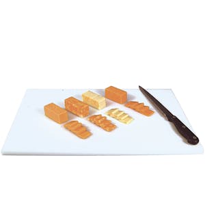 White Cutting Board for Dairy Products