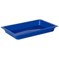 Shallow Blue Polypropylene Tray - 8-1/4" L x 5-3/4" W x 1" Hgt.