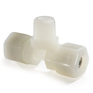 Parker Compression Male Branch Tee Tube to Male NPTF Fittings